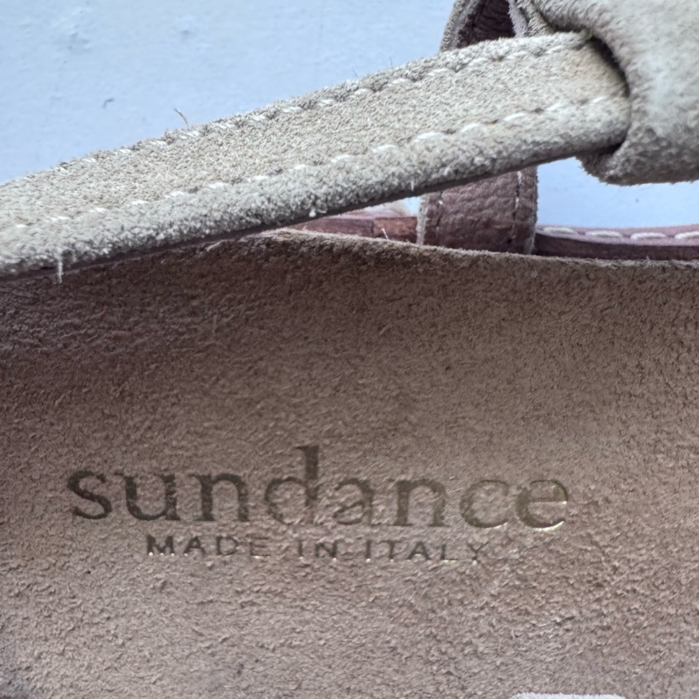 Sundance Metallic Gold Sandals - Picture 4 of 8